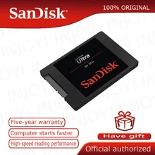 Sandisk SSD PLUS 120 ГБ 240 ГБ 480 ГБ Внутренний твердотельный диск Жесткий диск SATA3 2,5 для ноутбуков настольных ПК