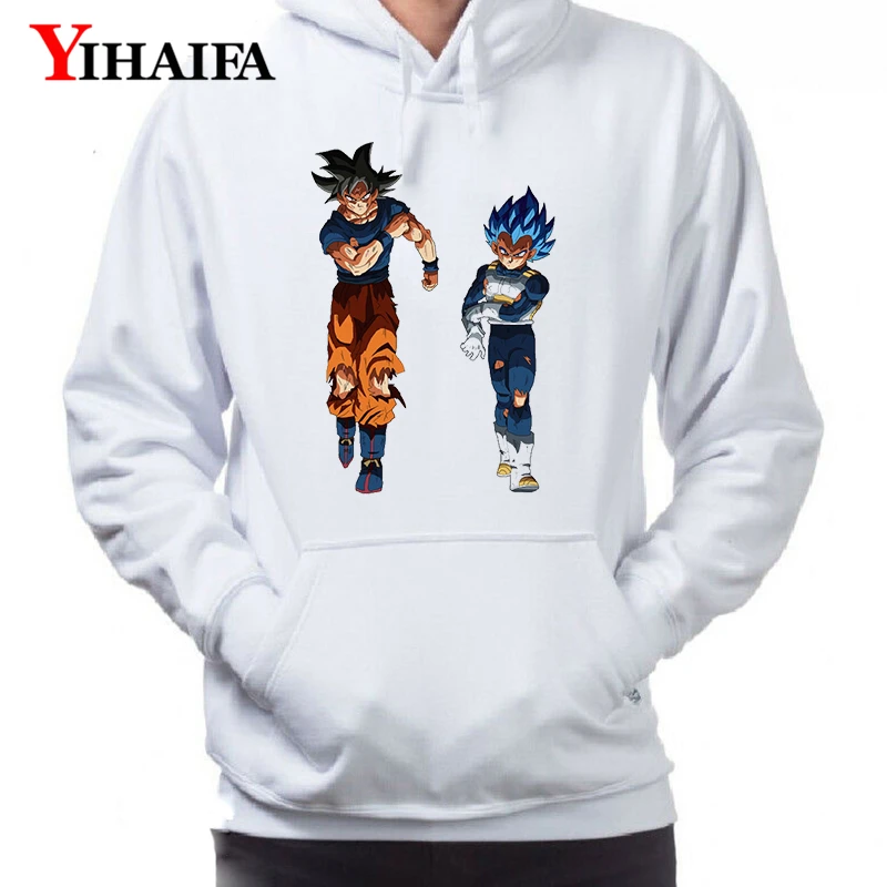 Nuevas sudaderas capucha para Hombre Sudaderas 3D Dragon Ball Goku Vegeta dibujo dibujos animados amigos gráficos Pullover Sudadera con capucha Tops|Sudaderas con capucha y sudaderas| -