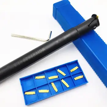 

1 piece MGIVR2520-1.5 HSSCNC hole turret tool holder + 10 pieces MGMN150 G machine tool accessories carbide lathe cutting tool