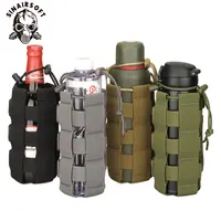 0.3L-0.8L Tactical Molle Water Bottle Pouch Nylon Military Canteen Cover Holster Outdoor Travel Kettle Bag With Molle System