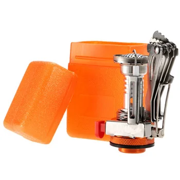 

Outdoor Picnic Cooking Stove Super Lightweight Folding Camping Gas Stove Mini Pocket Cooking 3000W 95G