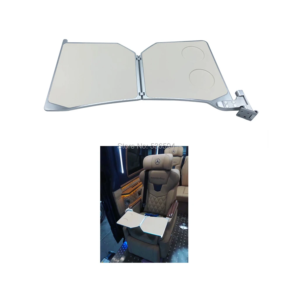 

Rv Foldable Seat Campervan Hidden Table Multi-function Table Board for car Hidden MPV seat table can be changed on the size