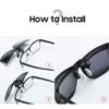 2022 Flip Up Clip on Sun Glasses for Men Driving Glasses Clips Light Fishing Female Anti-UVA UVB Polarized Night Vision Lens ► Photo 3/6