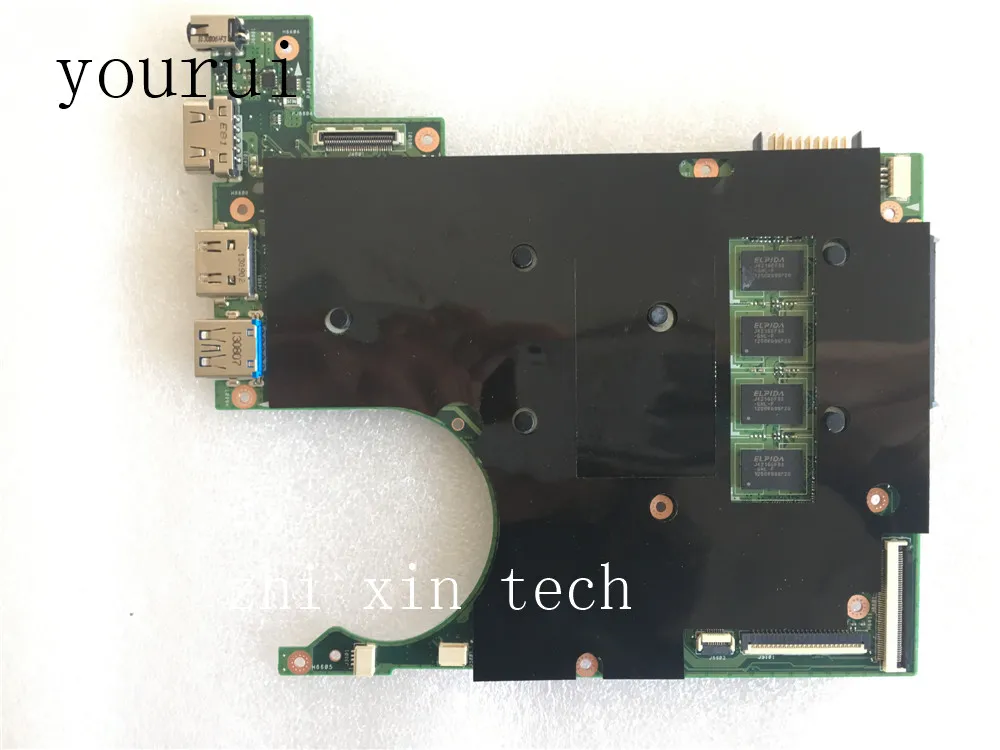 yourui High quality For ASUS X200CA Laptop motherboard REV 2.1 with 1007u CPU 4GB RAM DDR3 Tested w