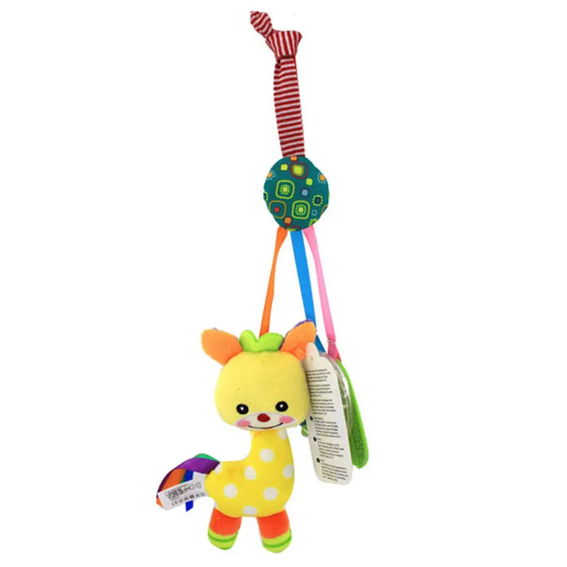 Animal Handbell Newborn Toys Infant Development Toy Kids Baby Crib Hanging Stroller Rattle Teether Appease Music Toy