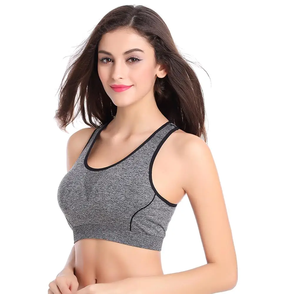 

Sexy Women Sports Bra Super Stretch Seamless Yoga Tank Top Fitness M/L Outdoor