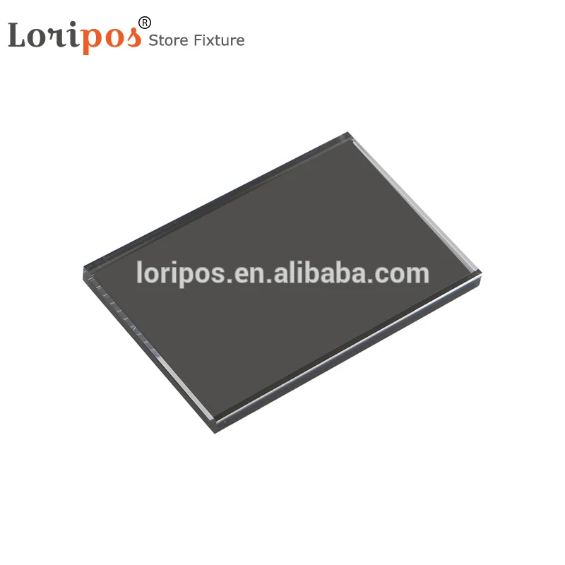 Transparent Cover Back Base Wall Mounted Price Tag Shef Price Display Frame Supermarket Label Holder Picture Frame Desk Sign