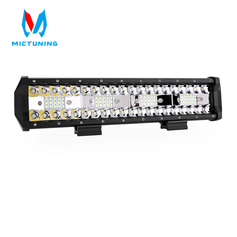 MICTUNING 1" пятирядный светодиодный рабочий светильник, комбинированная крыша, водительская лампа 6500LM, точечный прожектор, внедорожный 4X4 ATV UTV SUV, Морская Лодка