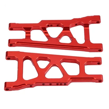 

IG-For 1/10 Traxxas Slash 4X4 Aluminum Front/Rear Suspension Left&Right A-Arms Stampede Upgrade Parts Of 3655X XO-1 W/TSM,Red