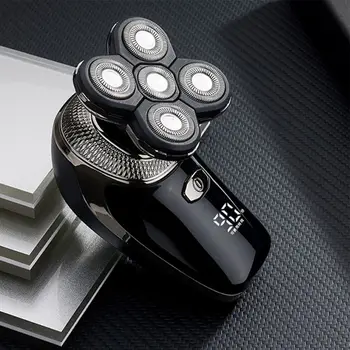 

5 in 1 Electric Hair Clippers for Men Nose Beard Trimmer Cordless USB Rechargeable LED Display Multifunctional Razor rooming Kit