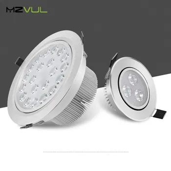 

Spot light led 3W 5W 7W 12W Downlight LED Dimmable Warm Nature Pure White Recessed LED Lamp Light Adjustable AC110V 220V