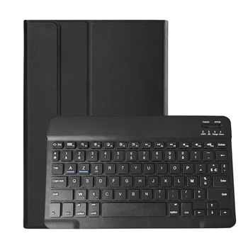 

French / English Dual Language Wireless Keyboard Case for New Huawei Matepad Pro 10.8 Inch Tablet, Bluetooth Keyboard