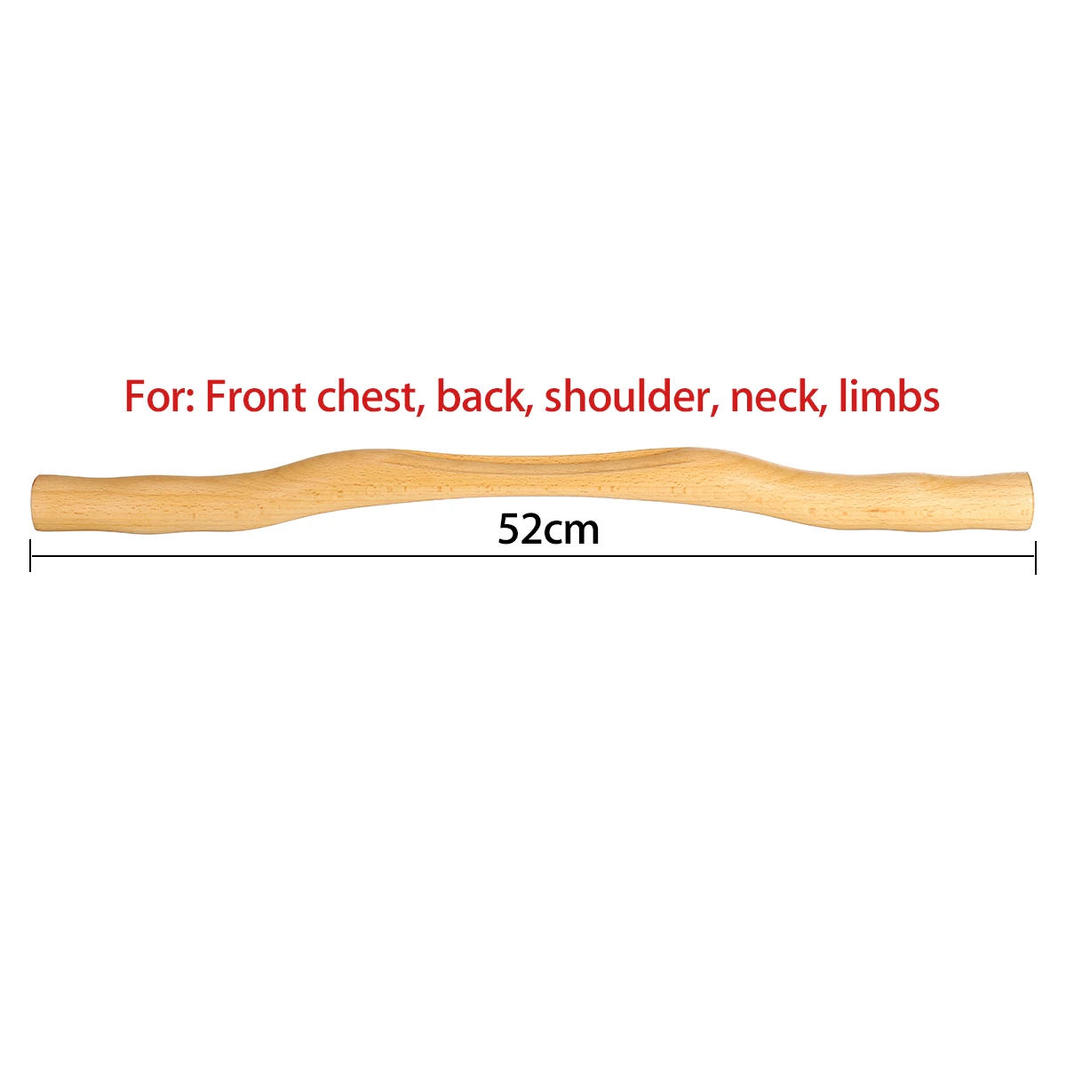 4 шт. массаж скребком гуаша палка для спины плеча шеи талии ног тела массажные инструменты из натурального дерева быстрая большая площадь Gua Sha - Цвет: 52CM
