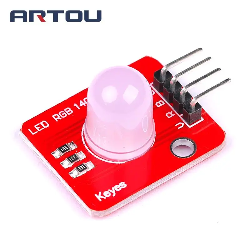 

1pcs 10MM RGB LED Module Full Color Electronic Building Blocks for Arduino