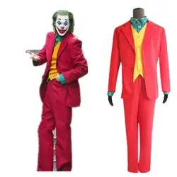 Костюм Джокера из фильма «Joaquin Phoenix», «Arthur Fleck», «Бэтмен», «Джокер», «Униформа», красный костюм, костюм на Хэллоуин для мужчин, детская одежда