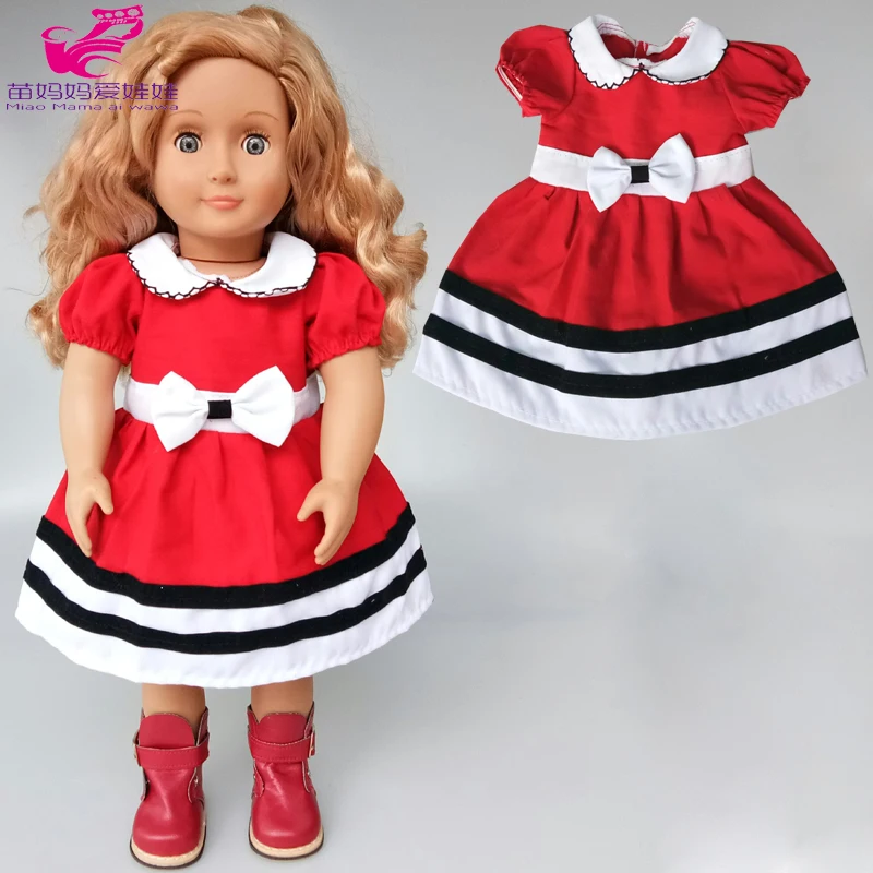 Bebe кукольная одежда, джинсовое платье, одеяло, 18 дюймов, американское поколение, Кукольное платье с бантом, кукольные аксессуары, подарок для маленькой девочки