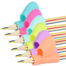 Школьные принадлежности, силиконовая ручка для коррекции осанки, Студенческие карандаши, ручка для письма, инструмент для коррекции осанки