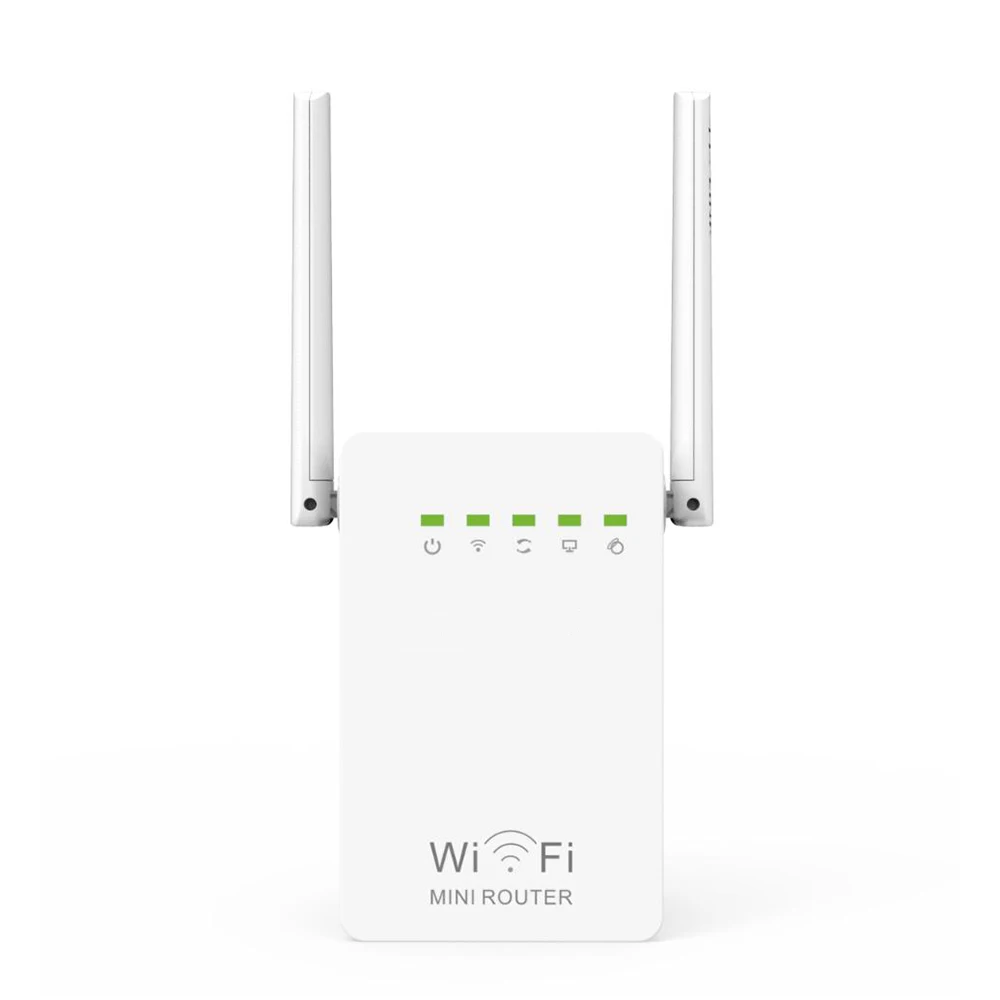 WIFI Repeater Không Dây Điểm Truy Cập 300Mbps Ăng Ten Tăng Cường Tín Hiệu Bộ Khuếch AP Wi-fi 802.11N Mạng WR02EQ 