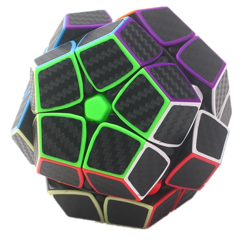 Zcube Megaminx углеродное волокно 2x2x2 Безопасный АБС пластик образовательная разведка волшебный куб головоломка на скорость куб 2x2 детские