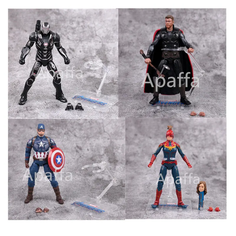 Iron Man Captain America Winter Soldier Ant-Man Falcon Scarlet Witch Vision Hawkeye Action Figure Model Toys N033