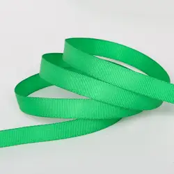 Festive Ribbon for Crafts & Decor - 5 Yards, 7 - 38mm Width (Green)