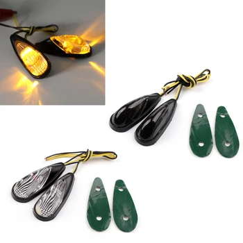 

Areyourshop For Honda CBR 600 900 929 954 1000 RR For Kawasaki Ninja 250 500 ZX6 Motorcycle LED Rear Turn Signals Lens