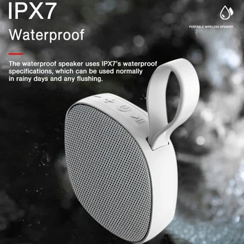 

Portable Bluetooth 5.0 Speaker 5W IXP7 Waterproof Outdoor Loudspeaker with Magnetic Suction Support FM TF Card