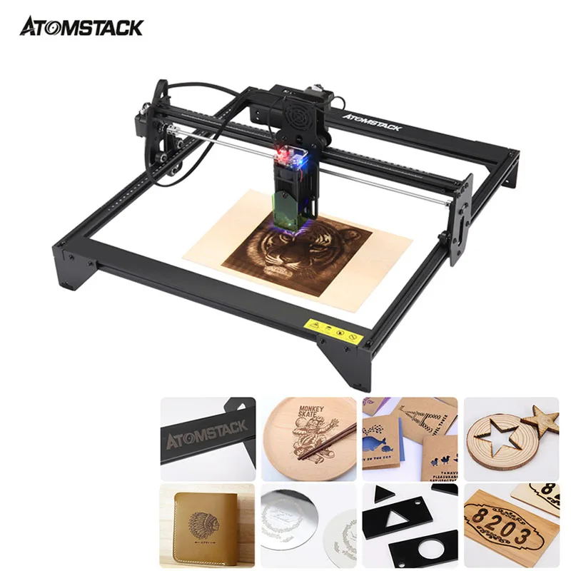 

High Precision 20w Laser Engraver For Metal Engraving Cutting Machine DIY Logo Mark Printer Mini Carver CNC 410*400MM Large Area