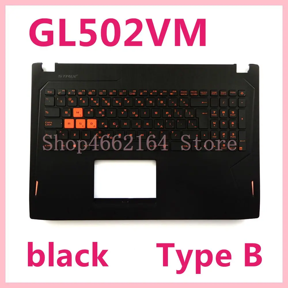 Для ASUS FX60 s5vm S5YV GL502VM ZX60V FX60VM GL502VMK VML VMZ GL502V GL502 двуязычная рамка для клавиатуры