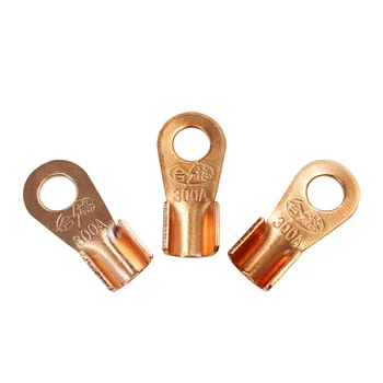 

10pcs Copper Battery Cable Connector Terminal Open Lugs Wire Terminals Mayitr OT-300A Connector For 25-70mm Wire on