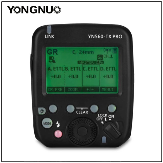 YONGNUO YN560-TX PRO Speedlite передатчик Flash Trigger для YN200 YN862C YN685 YN968 YN560 YN660 Flash поддерживает ETTL/M/Multi/GR