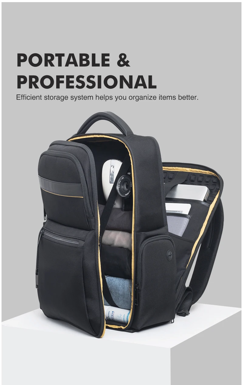 multi-função mochila masculina respirável de volta à