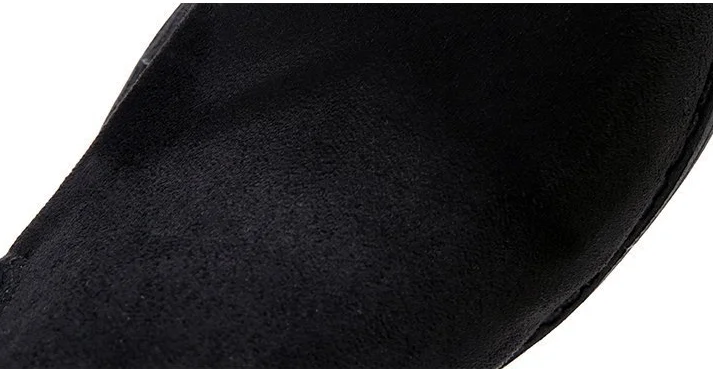 Size 35-40 Winter Over The Knee Boots Female Elastic Fabric Thigh High Woman Sexy Long Shoes Female Boot warm JXX87