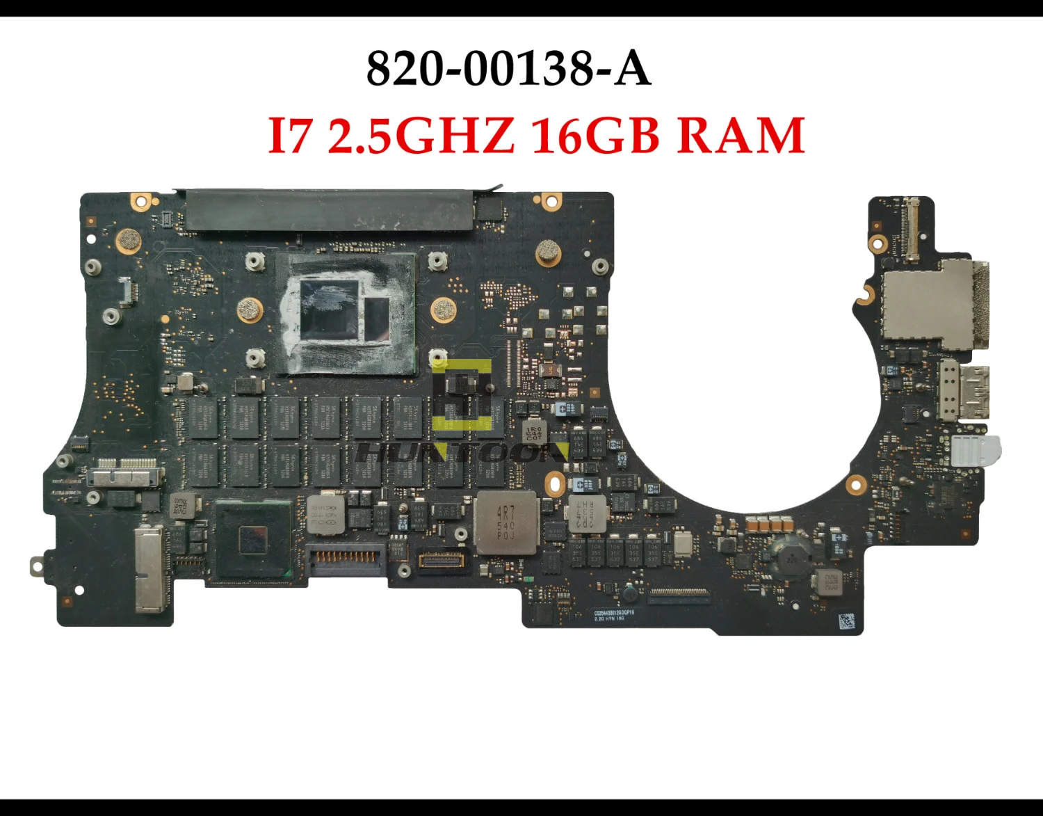 Высокое качество 661-02524 для MacBook retina Pro 1" A1398 материнская плата I7 2,2 ГГц 16 Гб ОЗУ год материнская плата PCB 820-00138-A