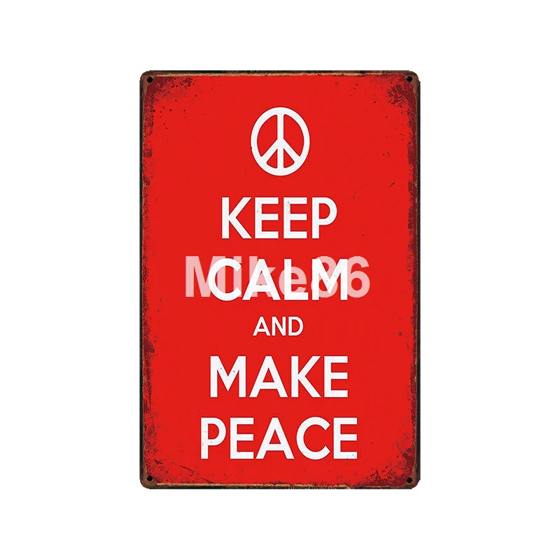 [Mike86] Keep Calm веселый футбольный парисовый чай Теннисный оловянный знак винтажный магазин рисунок на железной поверхности в стиле ретро плакат искусство 20*30 см LT-1975 - Цвет: GLA-5418