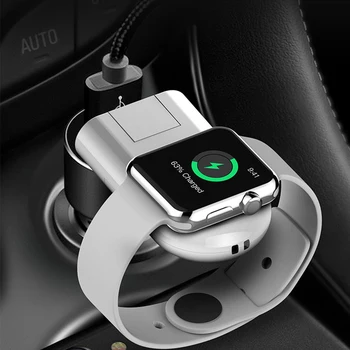 

Wireless Charger for Apple iWatch 6 SE 3 Fast Charging Base SmartWatch Adapter Mini Portable Charger for apple watch 4 5 2 1 6 5