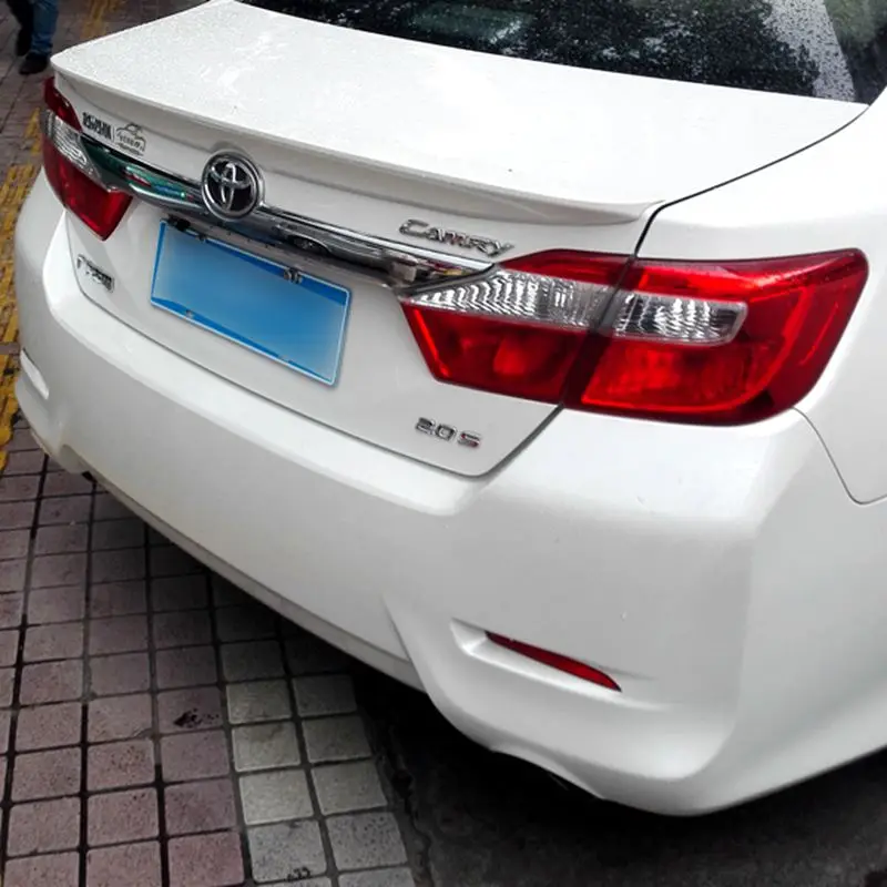 Спойлер для Toyota Camry 2012 2013 2014 2015 2016 автомобильный АБС пластик без краски Праймер