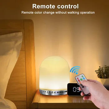 

ABS Sleeping USB Charging RGB LED Night Light 7 Colors Adjustable Eye Protection Portable Home Hotel Bedside Bedroom