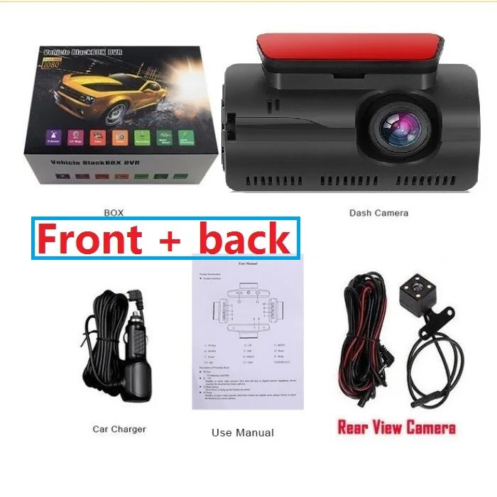 rear mirror camera Car DVR Dash cam Full HD 1080P recorder 3 in 1Rear View Dual  Camera 3"Cycle Recording Night Vision G-sensor 24H Parking Video dash cam mirror