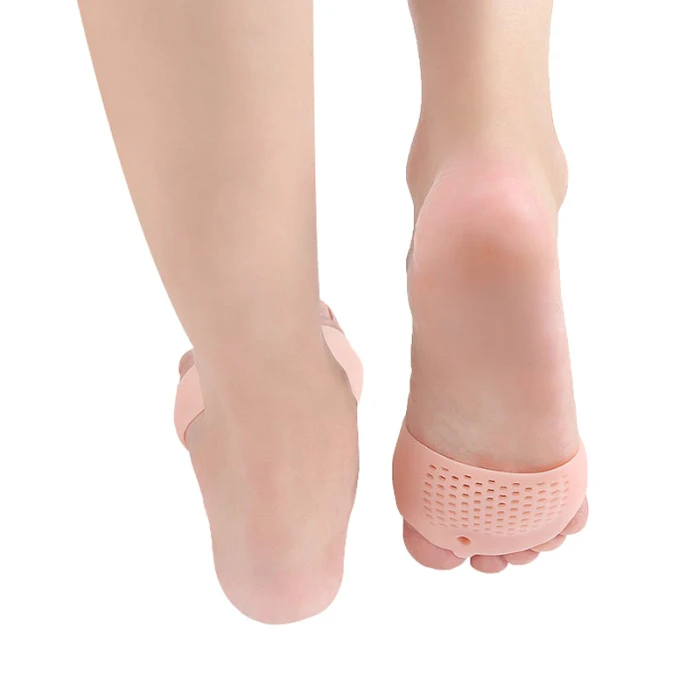 1 Pair Silicone Forefoot Pad Foot Reusable Pain Relief Breathable for Women Men BB55