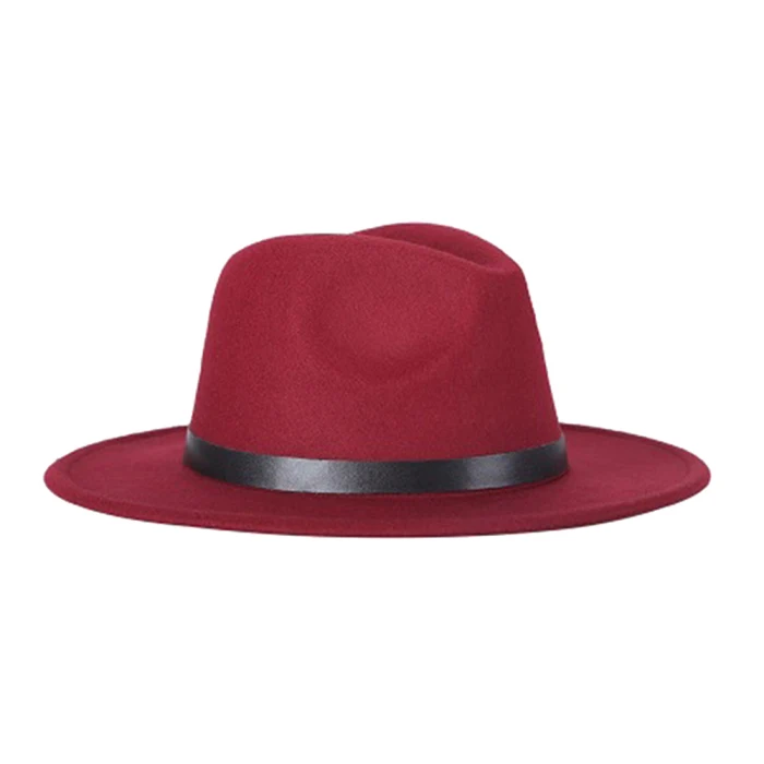 Новая фетровая шляпа Федора широкие свисающие поля Солнцезащитная Панама ковбойская шляпа для пляжной церкви унисекс