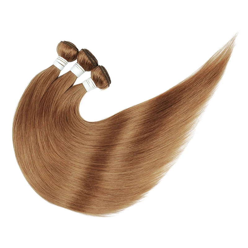 Сияющая Звезда #30 золотистые светлые бразильские прямые пучки волос с фронтальной свободной частью 100 Remy человеческие пучки волос с