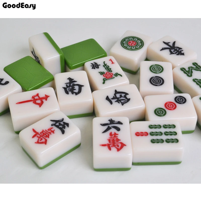 DRESSOOS 1 Conjunto Viagem Lazer Mahjong Jogo De Mahjong Mini Kit Mahjong  De Viagem Ladrilhos De Mahjong Kit De Mahjong Chinês Mahjong Versão Chinesa  Mesa De Mahjong Doméstico Abdômen China