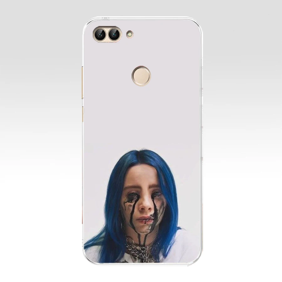 30 16AA Billie Eilish Girl Soft TPU Case Cover For Huawei Honor P Smart Y6 Prime Nova 2i 3i View 10 - Цвет: 30