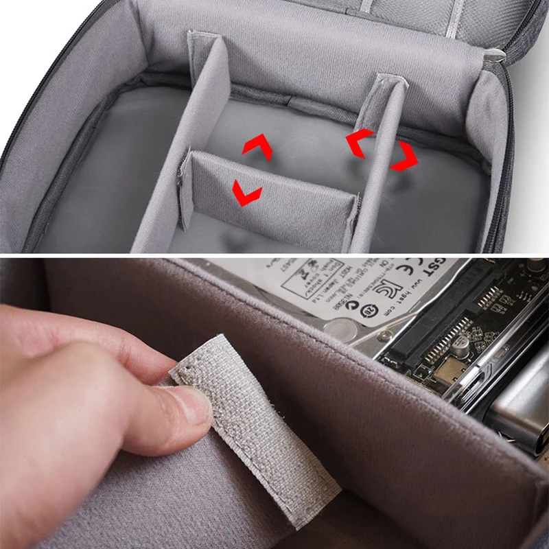 Для дома и офиса, сумка для хранения данных, USB линия, зарядное устройство, органайзер, Портативная сумка для мобильного ноутбука, деловая дорожная водонепроницаемая сумка