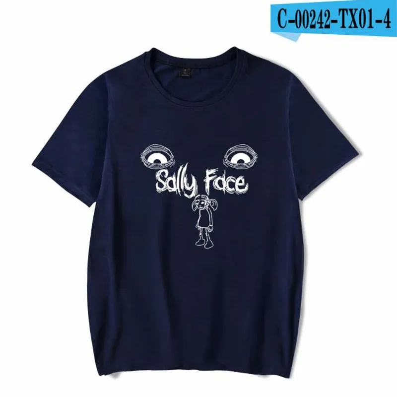 Футболка Sally Face, ужасная игра, женская и мужская футболка с коротким рукавом, летние повседневные хлопковые топы, хип-хоп Уличная одежда, футболки - Цвет: 14