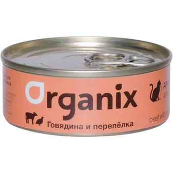

ORGANIX ORGANIX for adult cats with beef and quail