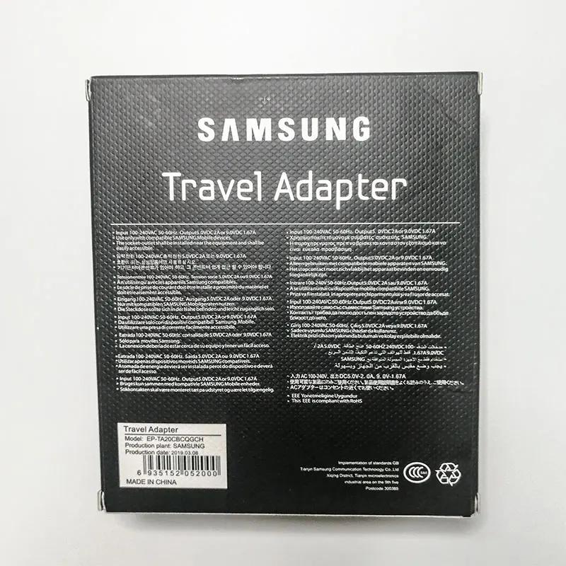 Samsung Быстрое Зарядное устройство usb зарядное устройство адаптер 9 В 1,67 а Быстрая Зарядка Тип C кабель для Galaxy A30 A40 A50 A60 S10 S8 S9 Plus note 8 9