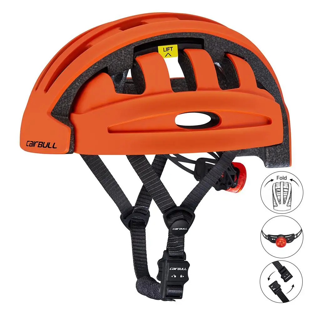 GloryStar складной велосипед шлем для города и поездок на велосипеде шлем для велоспорта - Цвет: Orange