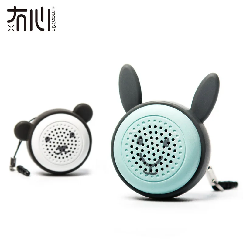 

Maoxin mini Bluetooth speaker wireless potable cute Kitty hands free Self Timer music player small outdoor 2 inch speaker